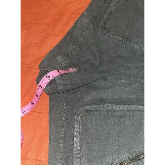 Aerie Green Olive  High Waist Pull on  Cotton Casual Women's Shorts Size XS - Picture 7 of 8